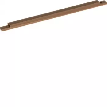 Hager ZM21C Universal Copper Bar 12x10mm 1-Pole 250A 690V 1m