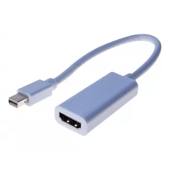 Exertis Connect Mini DisplayPort Male to HDMI Female Adapter Cable 15 cm White Passive 1080p 127437