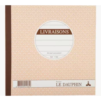 Le Dauphin Delivery Note Book, 210 x 210 mm, Duplicate (1162D) - 1 Book
