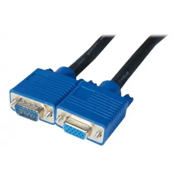 EXERTIS CONNECT Premium S-VGA Extension Cable, 15.0 m, Black 138841