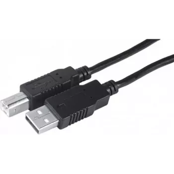 Exertis Connect USB 2.0 Cable A to B Male 3m Black 532450