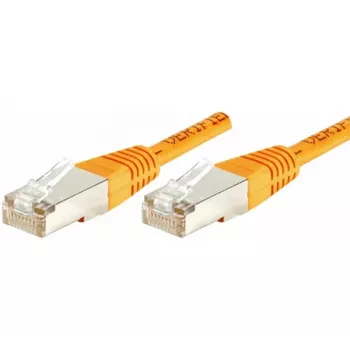 Exertis Connect 234140 Cat.6 F/UTP Patch Cable, 5 m, Orange, Slim Bend Protection