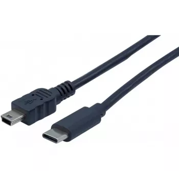 EXERTIS CONNECT USB-C to Mini-USB Type-B Cable, 2.0 m, Black 532451