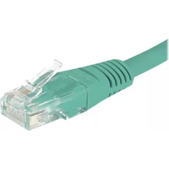 EXERTIS CONNECT Cat6 U/UTP Patch Cable, 5m, Green, RJ45, Latch Protection 244750