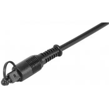 EXERTIS CONNECT Digital Optical Audio Cable TOSLINK Plug to TOSLINK Plug 1.8 m Fibre Optic Black