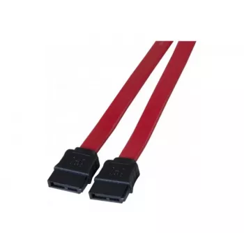 Exertis Connect SATA Data Cable - 75cm, Red, Straight to Straight, 6 Gbps 314013