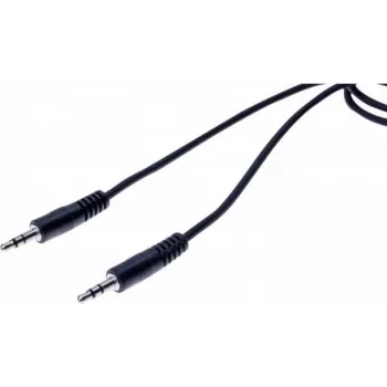 EXERTIS CONNECT 3.5mm Stereo Audio Cable Male to Male 1.5m Black 108569