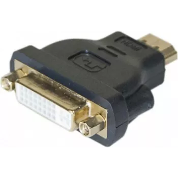 EXERTIS CONNECT HDMI to DVI-I Adapter, HDMI Plug to DVI-I 24+5 Socket, Black 127951