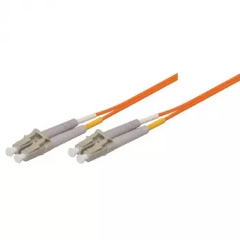 TECLINE OM1 Fibre Optic Patch Cable LC Duplex to LC Duplex, 62.5/125 µm, Orange, 30 m 86330
