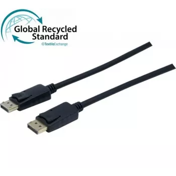 Exertis Connect DisplayPort Cable 1m 4K UHD Plug to Plug 127030