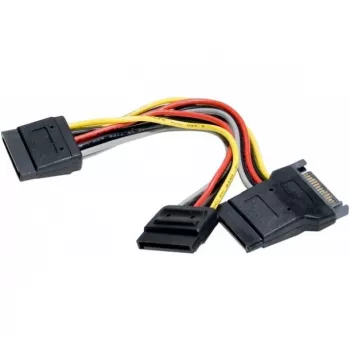 EXERTIS CONNECT SATA Power Splitter Cable 15-pin to 3x SATA HDD - Straight 147563