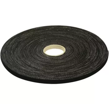 EXERTIS CONNECT Hook and Loop Mounting Tape, 20 mm x 10 m, Black for cable-friendly installation of network and data cables (629446)