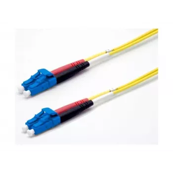 Ekivalan OS2 Duplex Fibre Optic Patch Cable LC/LC 5m Yellow COZ008LCLC2SJ0050A