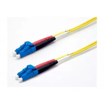 Ekivalan OS2 LC/LC Duplex Single-Mode Fibre Optic Patch Cable, 9/125 µm, LSZH, Yellow, 50 m COZ008LCLC2SJ0500A