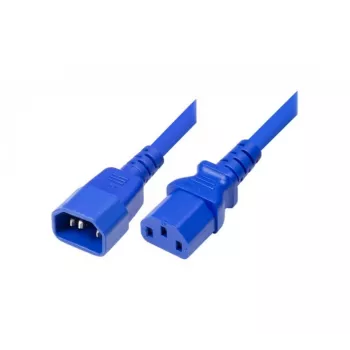 Exertis Connect IEC Power Cable C14 to C13, Blue, 5.0 m 808047