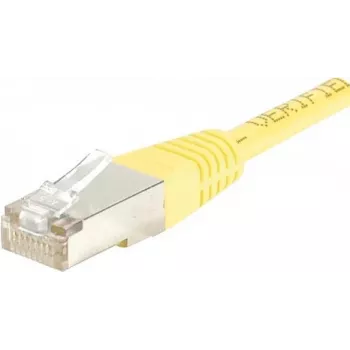 EXERTIS CONNECT CAT.5e F/UTP Shielded Patch Cable, Yellow, 3.0 m 854106