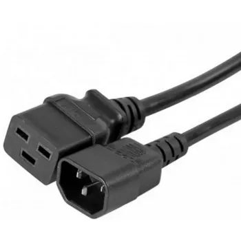 EXERTIS CONNECT IEC C14 to C19 Power Extension Cable 3m Black 808007