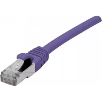 EXERTIS CONNECT Cat. 6 F/UTP Patch Cable, 2 m, Purple, PoE, Halogen-Free 854413