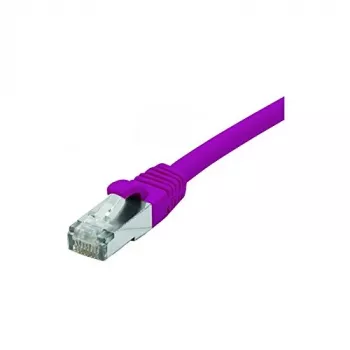 EXERTIS CONNECT CAT 6 F/UTP Patch Cable, PoE, Halogen-Free, Purple, 30 m 854419