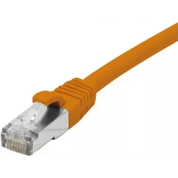 EXERTIS CONNECT Cat6 F/UTP Patch Cable, PoE, LSZH, Orange, 1m 854422