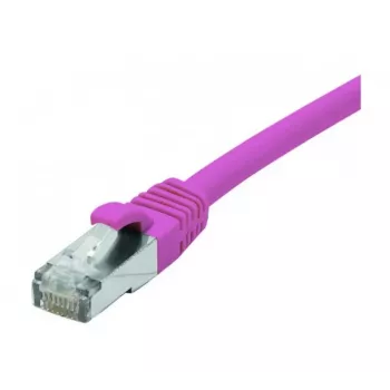 EXERTIS CONNECT Cat 6 F/UTP Patch Cable, PoE, LSZH, Pink, 5 m, RJ45, Snagless 854436