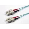 Ekivalan OM3 Duplex Fibre Optic Patch Cable SC/SC, 50/125 µm, Aqua, 2.0 m COZOM3DCDC2SA0020A