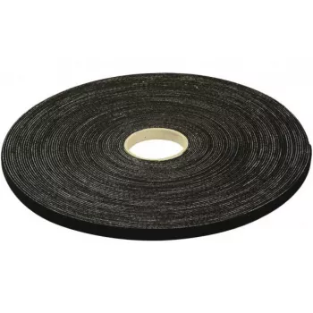 EXERTIS CONNECT Hook and Loop Mounting Tape, 16 mm x 20 m, Black (629422)