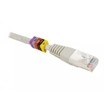 Exertis Connect Dexlan Cable Marking Ring, Yellow, Digits 0-9, 100 Pieces 753490