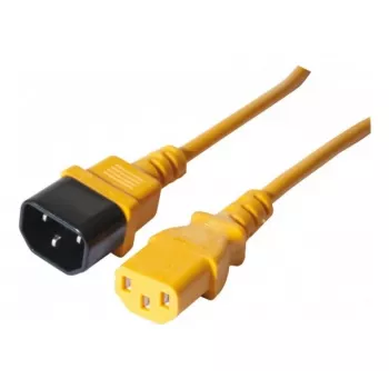 EXERTIS CONNECT Power Extension Cable IEC C14 to C13, 1.8 m, Orange EXC808075