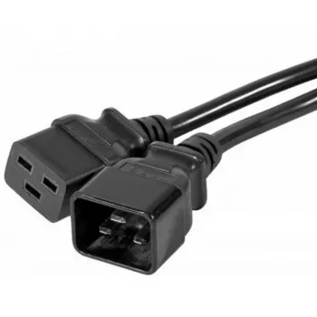 EXERTIS CONNECT IEC C20 to C19 Power Extension Cable, 3 m, Black 808003