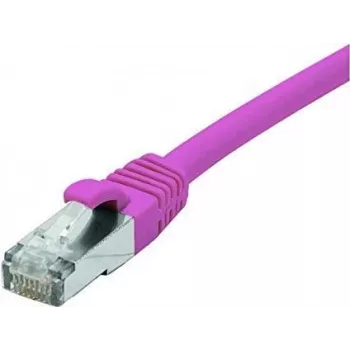 EXERTIS CONNECT Cat. 6 F/UTP PoE Halogen-Free Patch Cable, Pink, 3.0 m with Snagless Boot 854435
