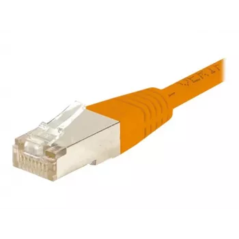 EXERTIS CONNECT CAT.6 S/FTP Patch Cable, PiMF, Orange, 3.0 m 854470