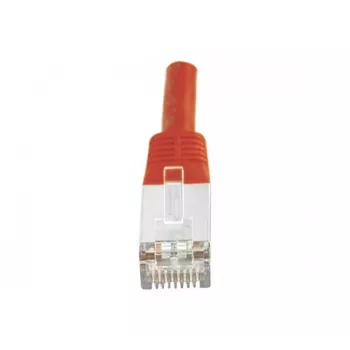 EXERTIS CONNECT CAT.6 S/FTP PiMF Patch Cable, RJ45, Red, 0.7 m 856838