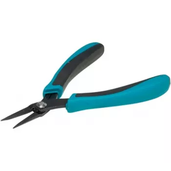 EXERTIS CONNECT Electronics Flat Nose Pliers 115 mm ESD-safe with Spring 815612
