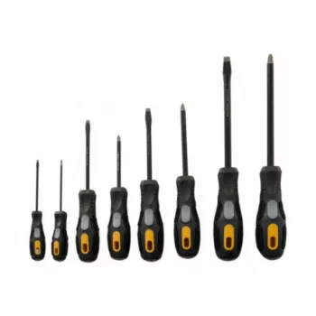 EXERTIS CONNECT 8-Piece Screwdriver Set with Slotted and Phillips, Non-Slip Ergonomic Handles 815571