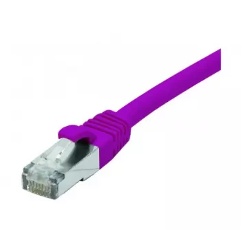 EXERTIS CONNECT Cat 6 F/UTP Patch Cable, PoE, Halogen-Free, Purple, 25 m 854418