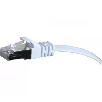 EXERTIS CONNECT Flat U/FTP Cat.6 Patch Cable, White, 3.0 m 845058