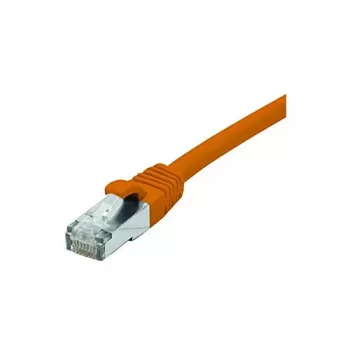 EXERTIS CONNECT CAT 6 F/UTP Patch Cable, PoE, Halogen-Free, Orange, 25 m, RJ45, Snagless 854429