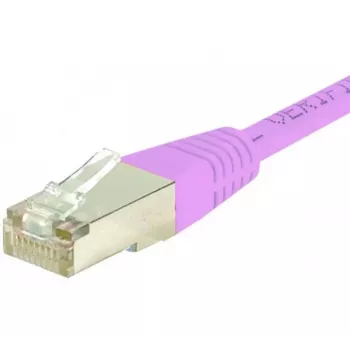 Exertis Connect 854484 Cat.6 S/FTP PiMF Patch Cable, 5 m, Pink, Slim Bend Protection
