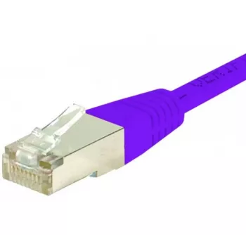EXERTIS CONNECT CAT.6 S/FTP PiMF Patch Cable, Purple, 1.0 m 854454