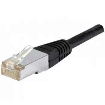 EXERTIS CONNECT Cat.6a F/UTP Patch Cable, 2 m, Black, 10 Gbps, Slim Snagless 850016