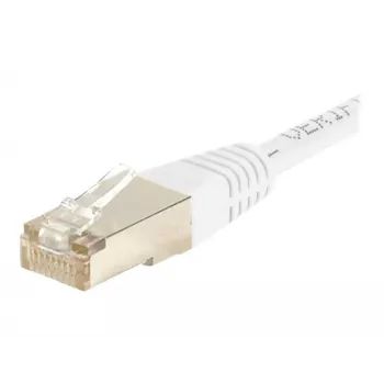 EXERTIS CONNECT CAT.6 S/FTP PiMF Patch Cable, White, 10.0 m 856896