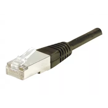 EXERTIS CONNECT Cat.6 F/UTP Patch Cable, 30 m, Black, Slim Snagless Boot 853349