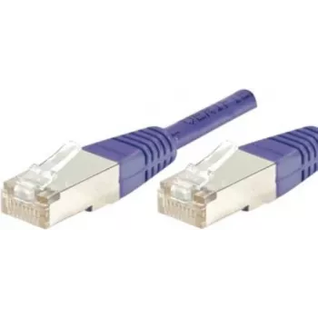 Exertis Connect 854450 Cat6 S/FTP Network Patch Cable, Purple, 0.15 m