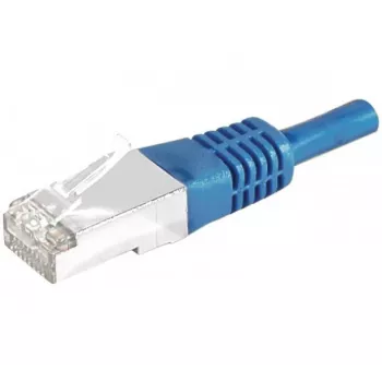 EXERTIS CONNECT Cat.6A S/FTP Patch Cable, 2.0 m, Blue 858318