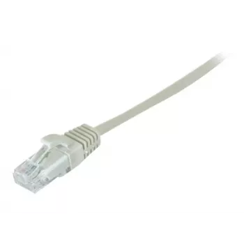 EXERTIS CONNECT Cat. 6A U/UTP Copper Patch Cable, Grey, 0.5 m, PoE, Snagless 859450