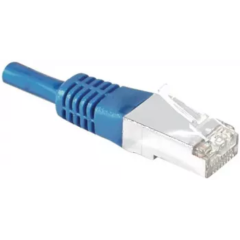 EXERTIS CONNECT Cat.6A S/FTP Patch Cable, Blue, 0.5 m 858315