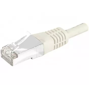 EXERTIS CONNECT Cat.6 S/FTP Patch Cable, PiMF, grey, 0.3 m, Slim Snagless 856819