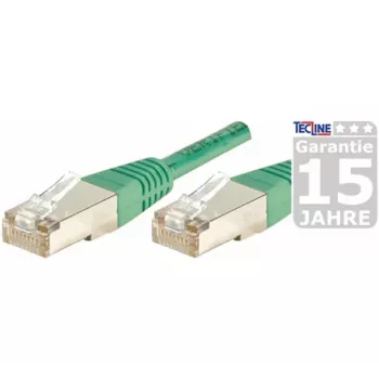 EXERTIS CONNECT CAT.6a F/UTP Patch Cable, Green, 1.0 m, 10 Gbps, Slim Boot 859548