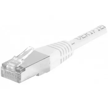 EXERTIS CONNECT Cat.6a F/UTP Patch Cable, 2 m, White, 10 Gbps 859580